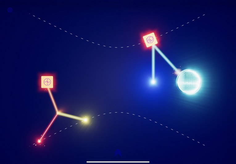 Brilliance gameplay screenshot - Use color sensitive switches to activate, move, rotate something else